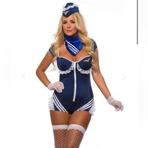 Flight Attendant Sexy Halloween Costume